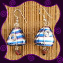 Boucles d'Oreilles en Verre